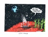 Cartoon: Curiosity gelandet (small) by mandzel tagged mars curiosity erde grüne männchen intelliegentes leben