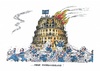 Cartoon: Das Haus Europa brennt (small) by mandzel tagged merkel,renzi,hollande,eu,brexit,zusammenhalt,schwerstarbeit,karikatur,mandzel,koordinierung,brandherde