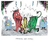 Cartoon: Dauerhaft jeck ! (small) by mandzel tagged ampel,spd,fdp,grün,zerreissprobe,karneval,deutschland