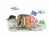Cartoon: Der Grieche im Sparfass (small) by mandzel tagged griechenland,euro,sparschwein,fass,alles,marode