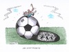 Cartoon: EM-Krawalle (small) by mandzel tagged em,fußball,krawalle,frankreich,hooligans