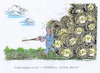 Cartoon: Endlagersuche (small) by mandzel tagged umweltministerin,atommüll,endlager,suche,zeitdruck