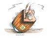 Cartoon: Explosionsgefahr (small) by mandzel tagged ägypten,pulverfass,feuer,bedrohung,explosionsgefahr,islamisten,militär