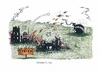 Cartoon: Funkunflug Richtung Libanon (small) by mandzel tagged syrien,feuer,libanon,explsionsgefahr