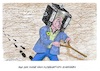 Cartoon: Habeck im Stress (small) by mandzel tagged selenskyj,krieg,blutvergießen,hunger,energiemangel,habeck,wünschelrute