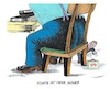 Cartoon: Jetzt kommt jeder dran... (small) by mandzel tagged rentenreform,deutschland,finanzmangel,beamte,einsparungen,ausgewogenheit