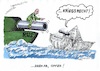 Cartoon: Kanonenboot-Politik (small) by mandzel tagged ukraine,russland,poroschenko,putin,krim,kanonenboot,politik