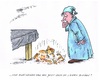 Cartoon: Letzte Frist in 2 Wochen (small) by mandzel tagged tengelmann,supermarktfusion,arbeitsplätze,frist,zukunft,zerschlagung