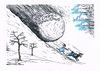 Cartoon: Linke Lawinengefahr (small) by mandzel tagged eu,linkspopulismus,lawinengefahr