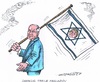 Cartoon: Merkel in Israel (small) by mandzel tagged merkel,netanjahu,israel,freundschaft