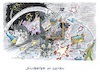 Cartoon: Mit Böllerradau ins neue Jahr (small) by mandzel tagged selenskyj,krieg,blutvergießen,leid,elend,hunger,ukraine,sanktionen,menschenrechte,raketen,silvester