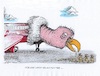 Cartoon: Pleiteflieger (small) by mandzel tagged airberlin,insolvenz,hilfsgelder,touristenrückkehr,flugverkehr,konkurrenzkampf