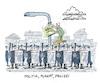 Cartoon: Polizeischutz für Plakatierer (small) by mandzel tagged plakatierer,polizei,parteien,politik,gewalt,ampelkoalition,hass,deutschland,regierungsunfähigkeit