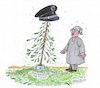 Cartoon: Polizeivertrauen ausgedünnt (small) by mandzel tagged polizei,rechtsradikalismus,deutschland,vertrauen
