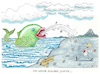 Cartoon: Radioaktives Kühlwasser (small) by mandzel tagged japan,kühlwasser,fokushima,atomreaktor
