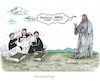 Cartoon: Randfigur (small) by mandzel tagged kichentag,christus,hannover,glaube,religion