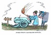 Cartoon: Sebstzerstörerische Strafen (small) by mandzel tagged sanktionen,ukrainekrieg,russland,eu