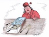 Cartoon: SPD sucht eine Führungskraft (small) by mandzel tagged spd,vorstandssuche,wählerschwund,schrumpfpartie