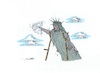 Cartoon: USA nach der Wahl (small) by mandzel tagged trump,biden,usa,wahlen,corona,lügen,betrug,manipulationen