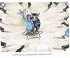 Cartoon: Verteilung der Flüchtlinge (small) by mandzel tagged flüchtlinge,quoten,verteilung,eu,asyl,verweigerung