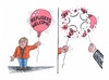 Cartoon: Wandel in der Flüchtlingspoliti (small) by mandzel tagged flüchtlinge,willkommenssignale,merkel,union,politikwandel