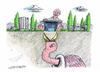 Cartoon: Weggeworfenes Geld (small) by mandzel tagged geier,hut,euro,pappandreou,griechenland,geldvernichtung