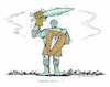Cartoon: Weltweite Aufrüstung (small) by mandzel tagged aufrüstung,militär,waffen,kriegsgefahr,verteidigungsausgaben