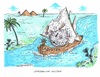 Cartoon: Wohin geht die Reise? (small) by mandzel tagged ägypten,nil,kämpfe,führungslosigkeit,feluke