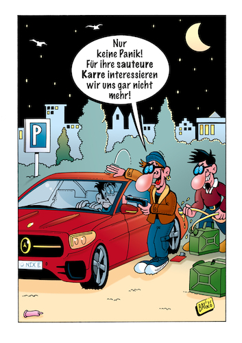 Cartoon: Autodiebe (medium) by stefanbayer tagged benzin,energie,diebstahl,autodiebe,autodieb,klauen,benzinkrise,spritpreis,energiekrise,kriege,autos,panik,bay,stefanbayer