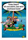 Cartoon: Einsame Insel (small) by stefanbayer tagged insel,vegetarier,möwe,meer,blind,wasser,ozean,essen