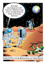 Cartoon: Endlich auf dem Mars! (small) by stefanbayer tagged mars,planet,raumfahrt,nasa,scooter,roller,escooter,eroller,mobilität,funk,funkspruch,zukunft,technik,mitbringen,unlimited,stefanbayer,bay,bayer