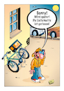 Cartoon: Lieferkette (small) by stefanbayer tagged lieferkette,kette,fahrrad,fahrradbote,lieferservice,gerissen,smartphone,wirtschaft,handel,urban,lifestyle,stefanbayer,bay