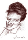 Cartoon: Young Elvis (small) by StudioCandia tagged elvis sketch