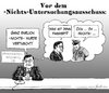 Cartoon: -nichts- (small) by Andreas Pfeifle tagged affäre,vertuschen,untersuchungsausschuss,nichts,verteidigungsminister