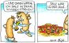 Cartoon: Currywurst-Erfindung (small) by Andreas Pfeifle tagged currywurst,erfindung