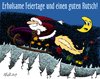 Cartoon: Rocketing Santa (small) by Andreas Pfeifle tagged weihnacht,weihnachten,weihnachtsmann,rakete,santa