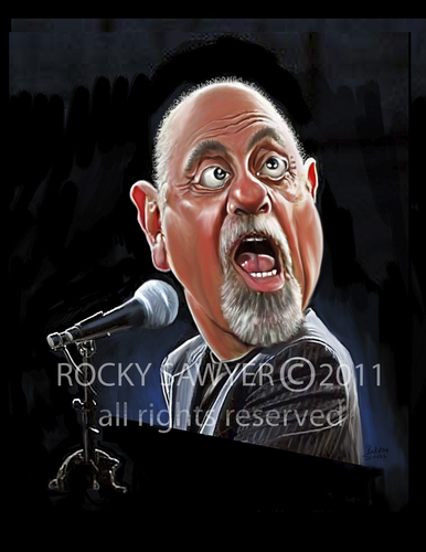Cartoon: Billy Joel (medium) by rocksaw tagged joel,billy,caricature