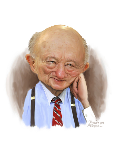 Cartoon: Ed Koch (medium) by rocksaw tagged koch,ed,caricature