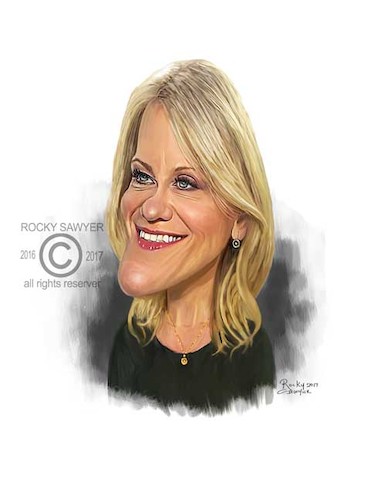 Cartoon: Kellyanne Conway (medium) by rocksaw tagged kellyanne,conway,caricature