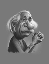 Cartoon: Albert Einstein (small) by rocksaw tagged albert,einstein