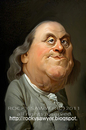 Cartoon: Benjamin Franklin (small) by rocksaw tagged caricature benjamin franklin