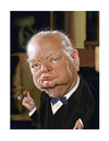 Cartoon: Winston Churchill (small) by rocksaw tagged winston churchill