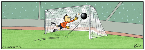 Cartoon: Gollll (medium) by Karlo tagged deportes