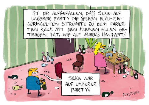 Cartoon: Aufgefallen (medium) by Holga Rosen tagged männer,frauen,aufmerksamkeit,männer,frauen,aufmerksamkeit