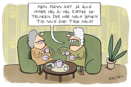 Zu viel Kaffee