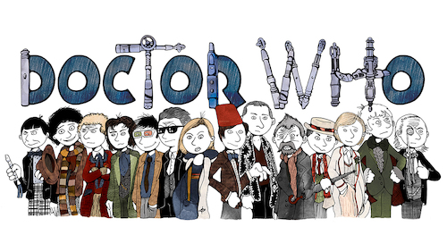 Cartoon: Doctor Who 2019 (medium) by gothink tagged doctor,who,sci,fi,tv