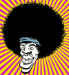 Cartoon: Jimi_Hendrix (small) by cosmicomix tagged caricature,caricatura,jimi,hendrix,sex,drugs,and,rock,roll