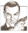 Cartoon: Connery (small) by ade tagged connery,007,bond