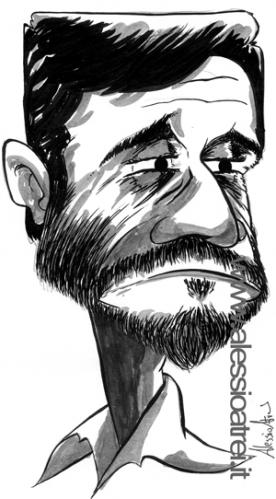 Cartoon: Ahmadinejad (medium) by Atride tagged iran,ahmadinejad,
