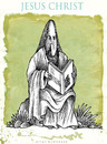 Cartoon: JESUS (small) by allan mcdonald tagged religion politica